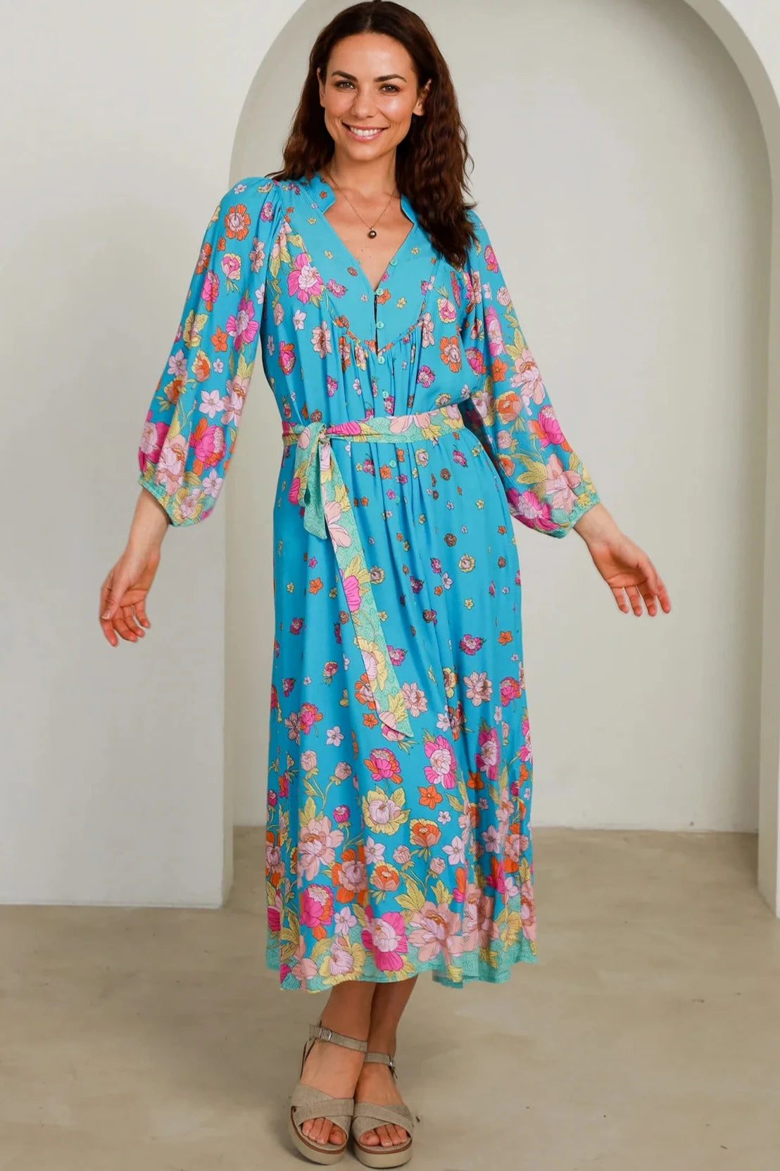 DREAMCATCHER | TASMIN MIDI DRESS | Bohemian Love Runway