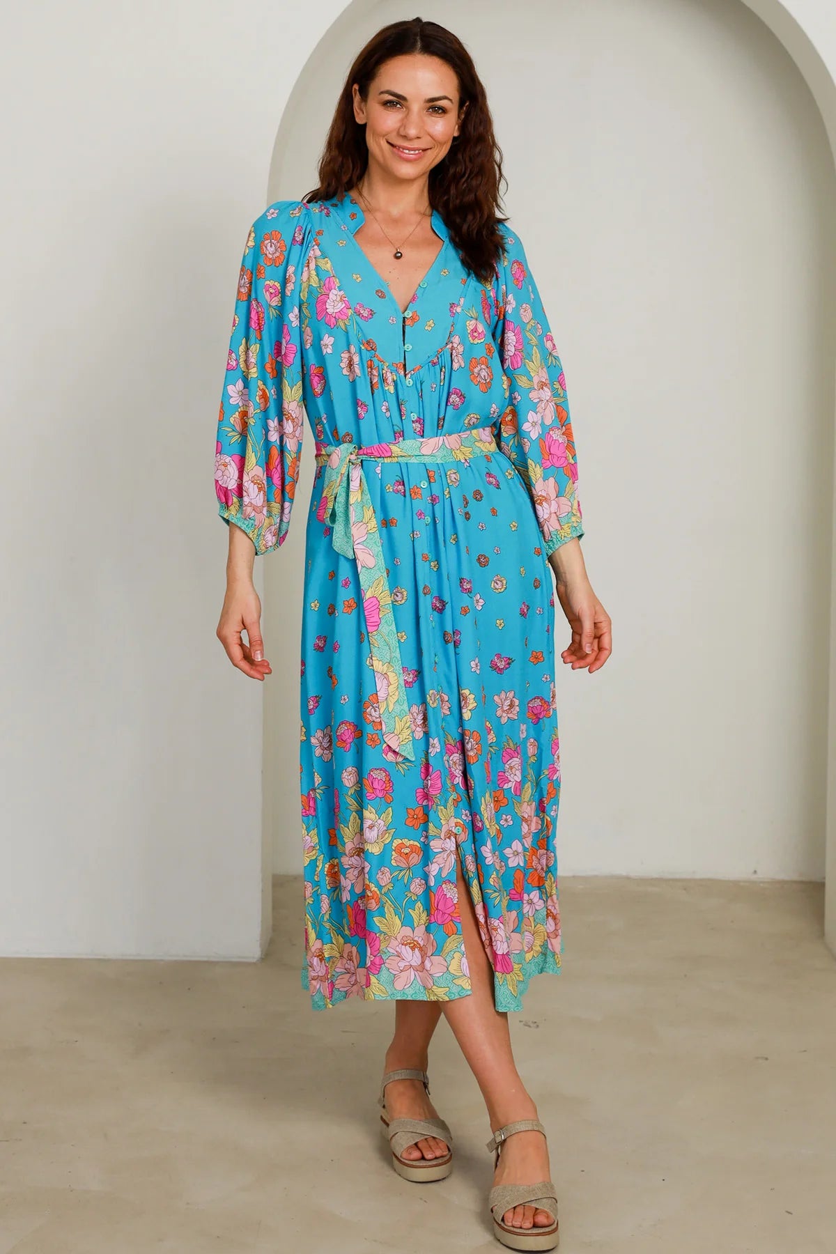 DREAMCATCHER | TASMIN MIDI DRESS | Bohemian Love Runway