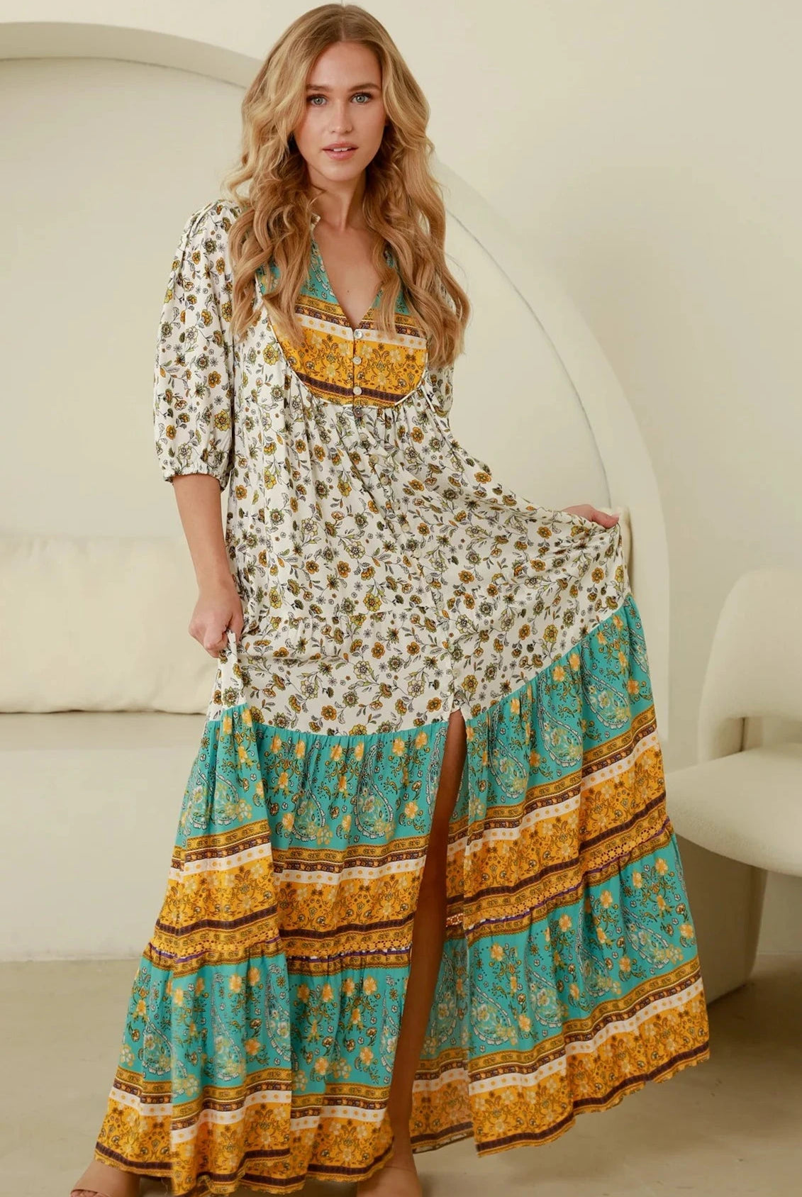 DREAMCATCHER | ALLYA MAXI DRESS | Bohemian Love Runway