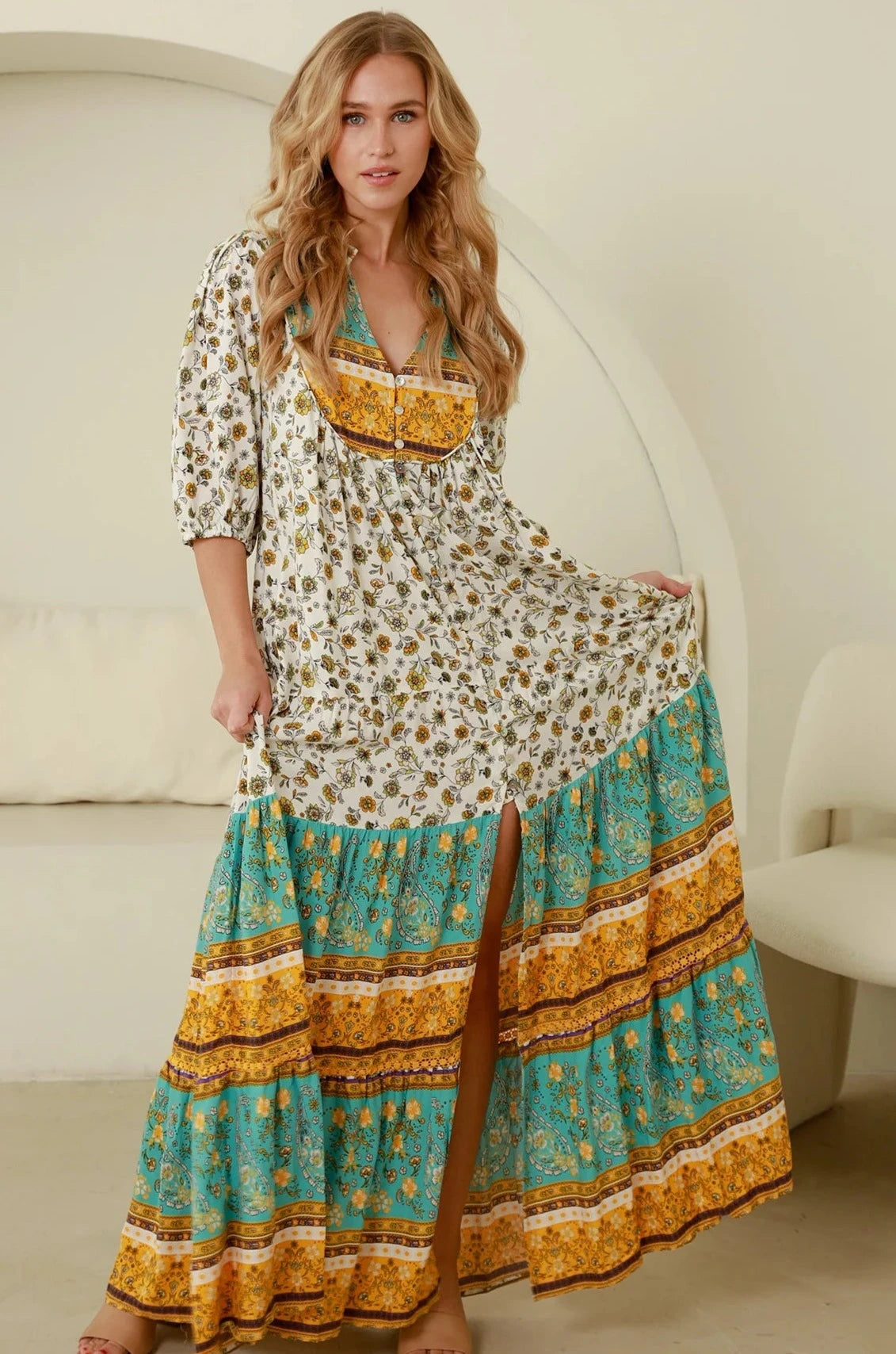 DREAMCATCHER | ALLYA MAXI DRESS | Bohemian Love Runway