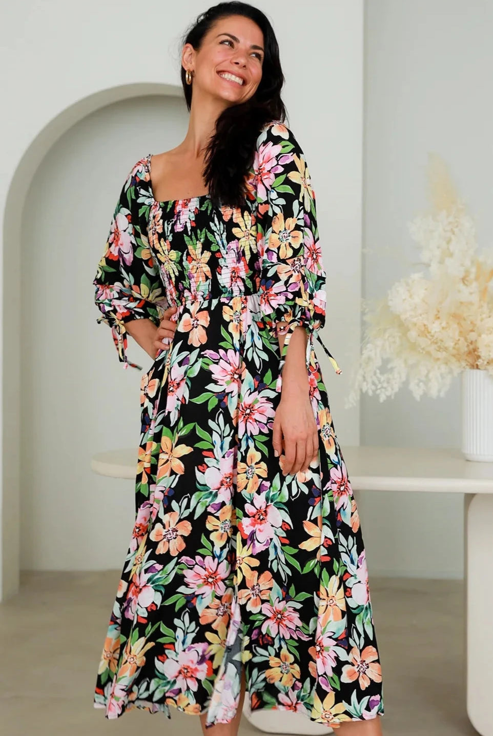 DREAMCATCHER | ALLORA MIDI DRESS | Bohemian Love Runway