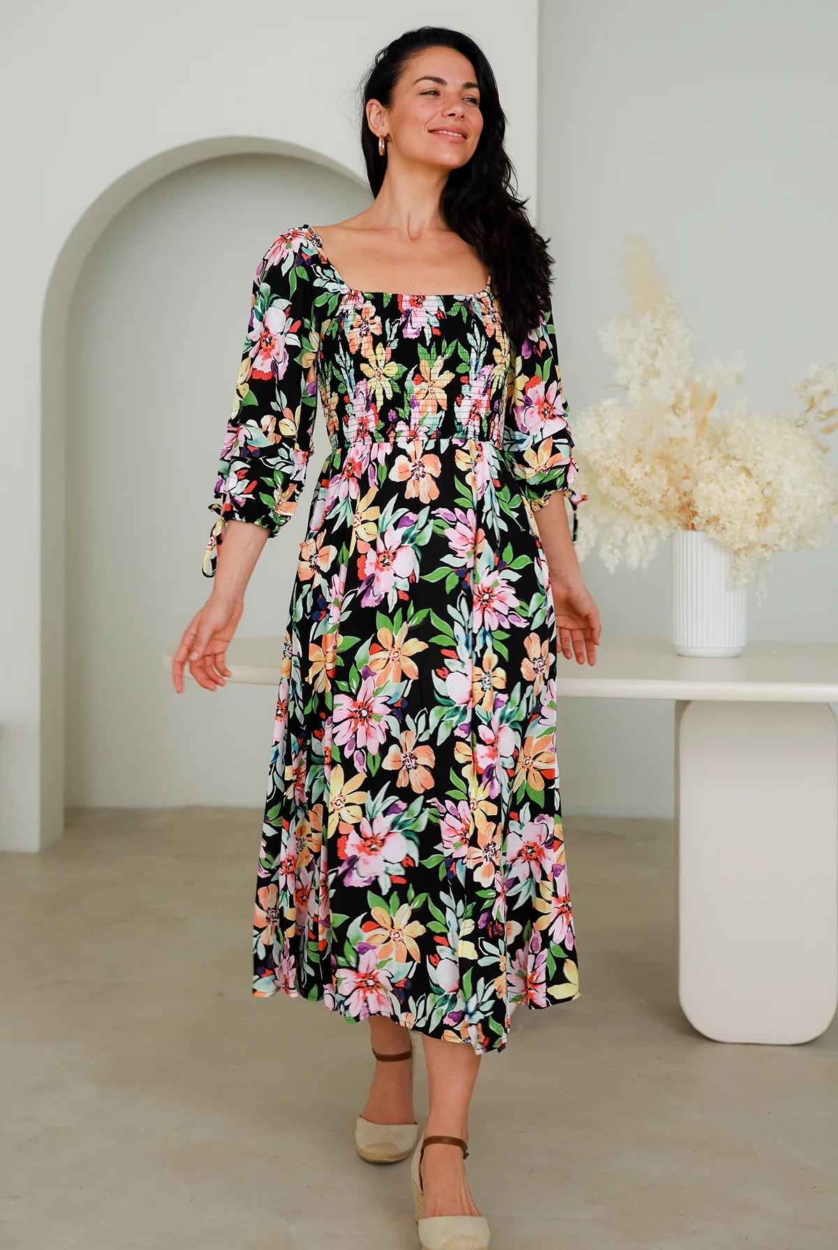 DREAMCATCHER | ALLORA MIDI DRESS | Bohemian Love Runway