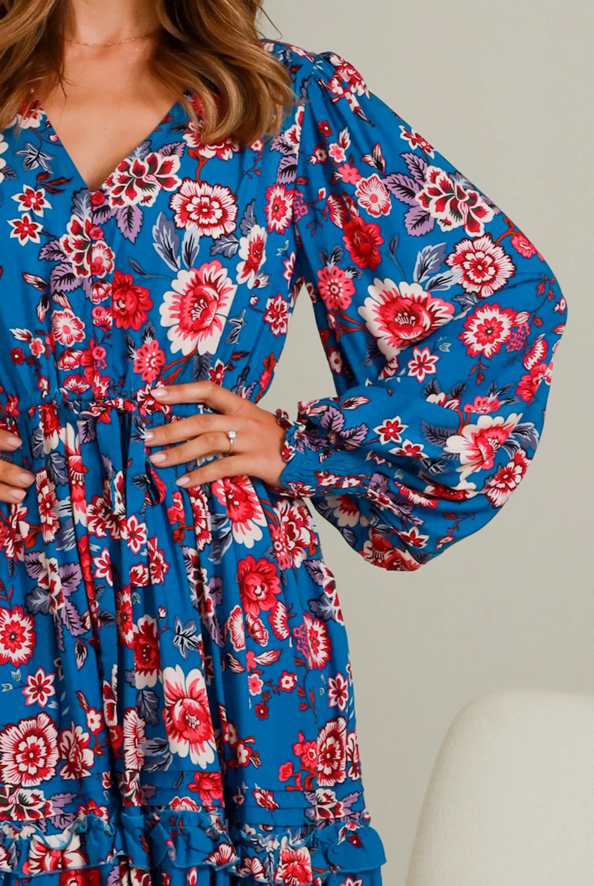 DREAMCATCHER | SOPHIE V- NECK MINI DRESS | Bohemian Love Runway