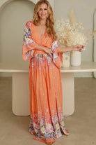 DREAMCATCHER | ELOISE V-NECK MAXI DRESS | Bohemian Love Runway