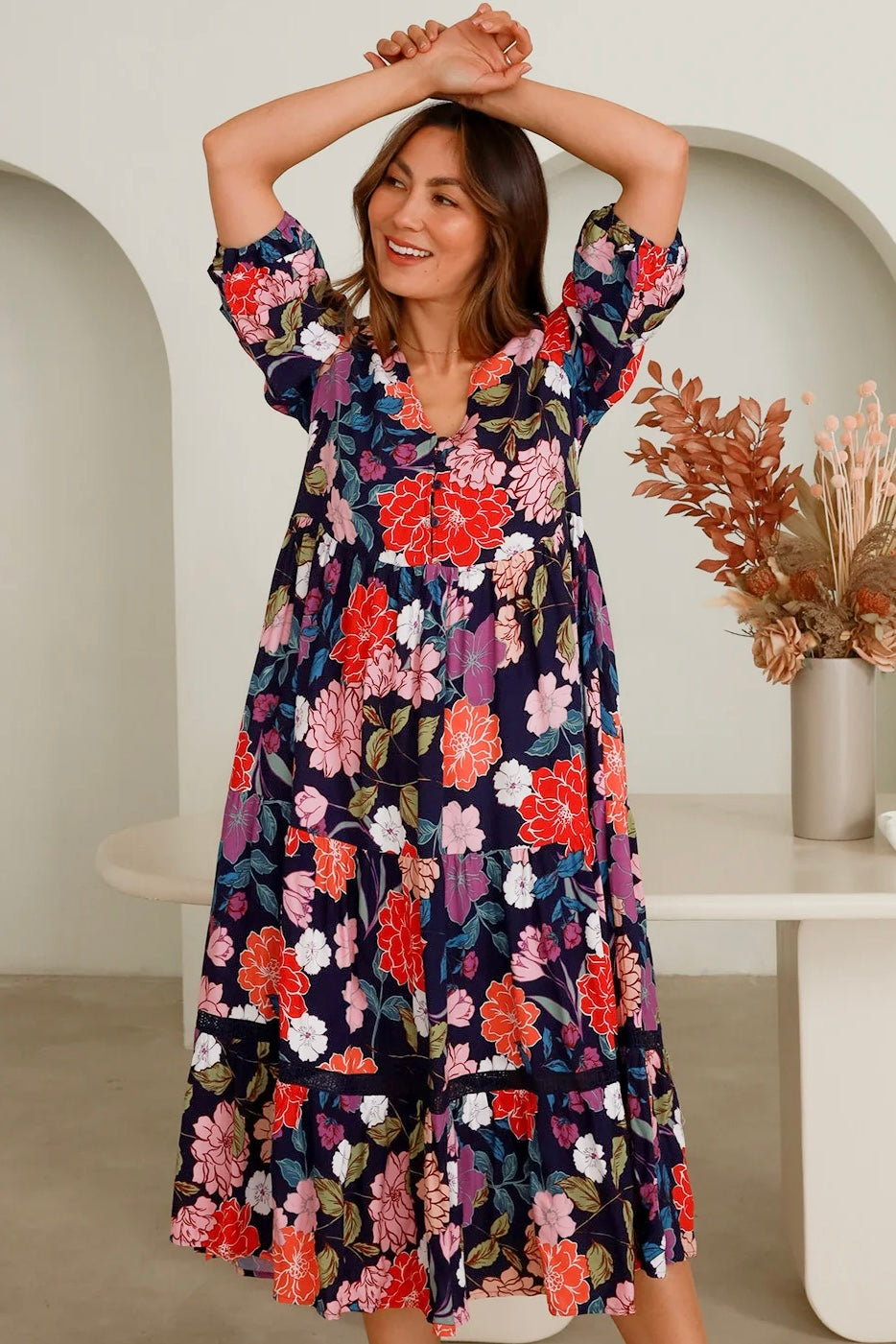 DREAMCATCHER | AIMEE MIDI DRESS | Bohemian Love Runway