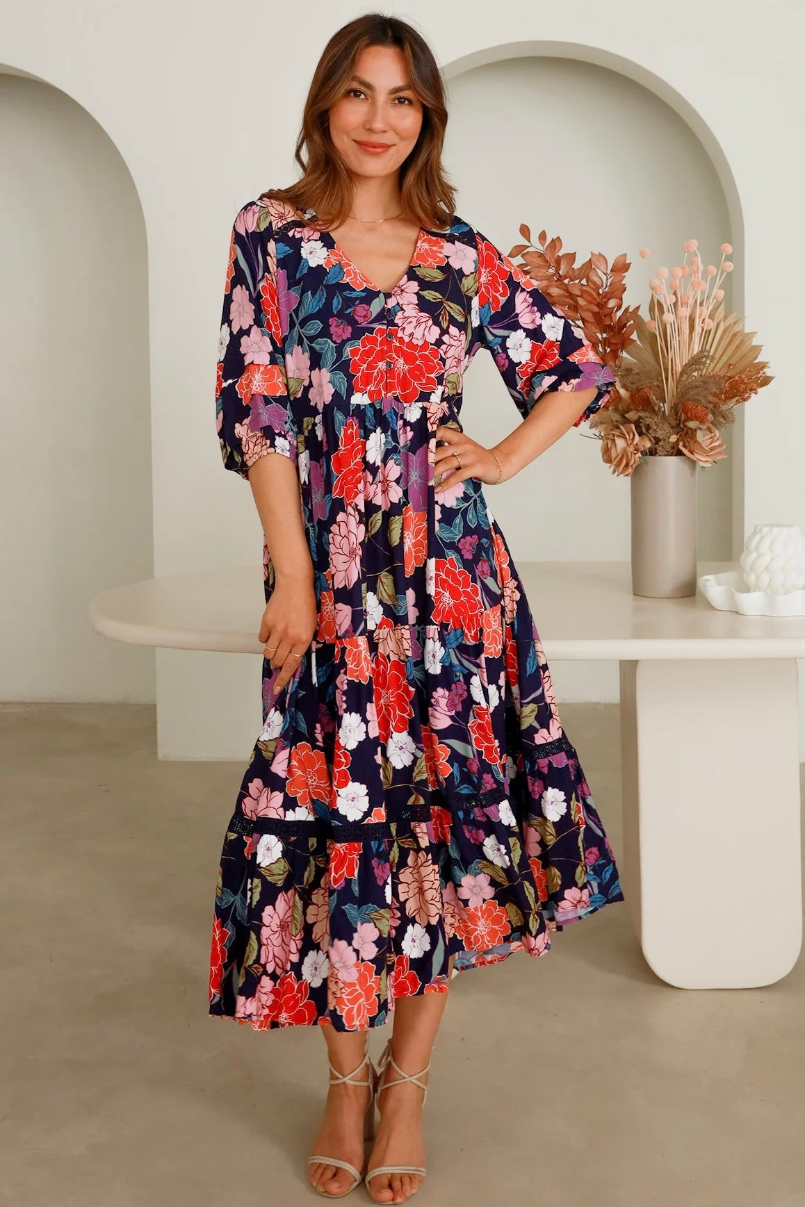 DREAMCATCHER | AIMEE MIDI DRESS | Bohemian Love Runway