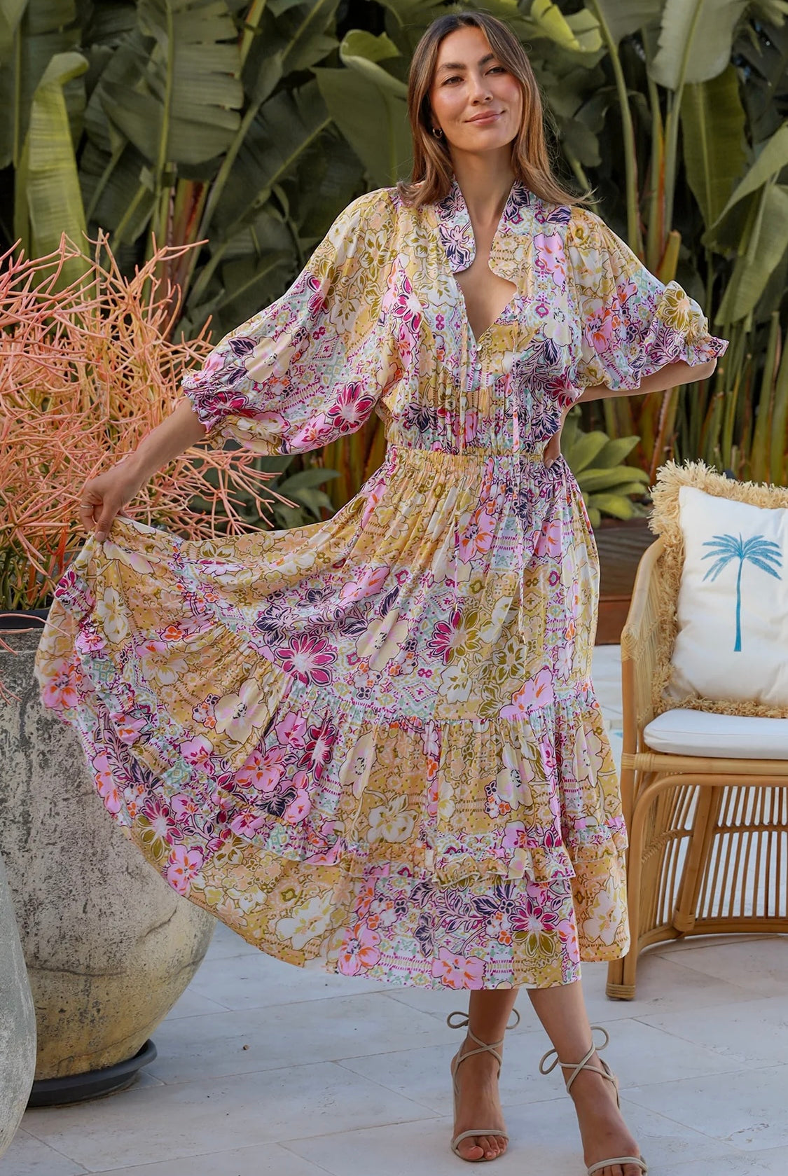 DREAMCATCHER | CARMEN MIDI DRESS | Bohemian Love Runway