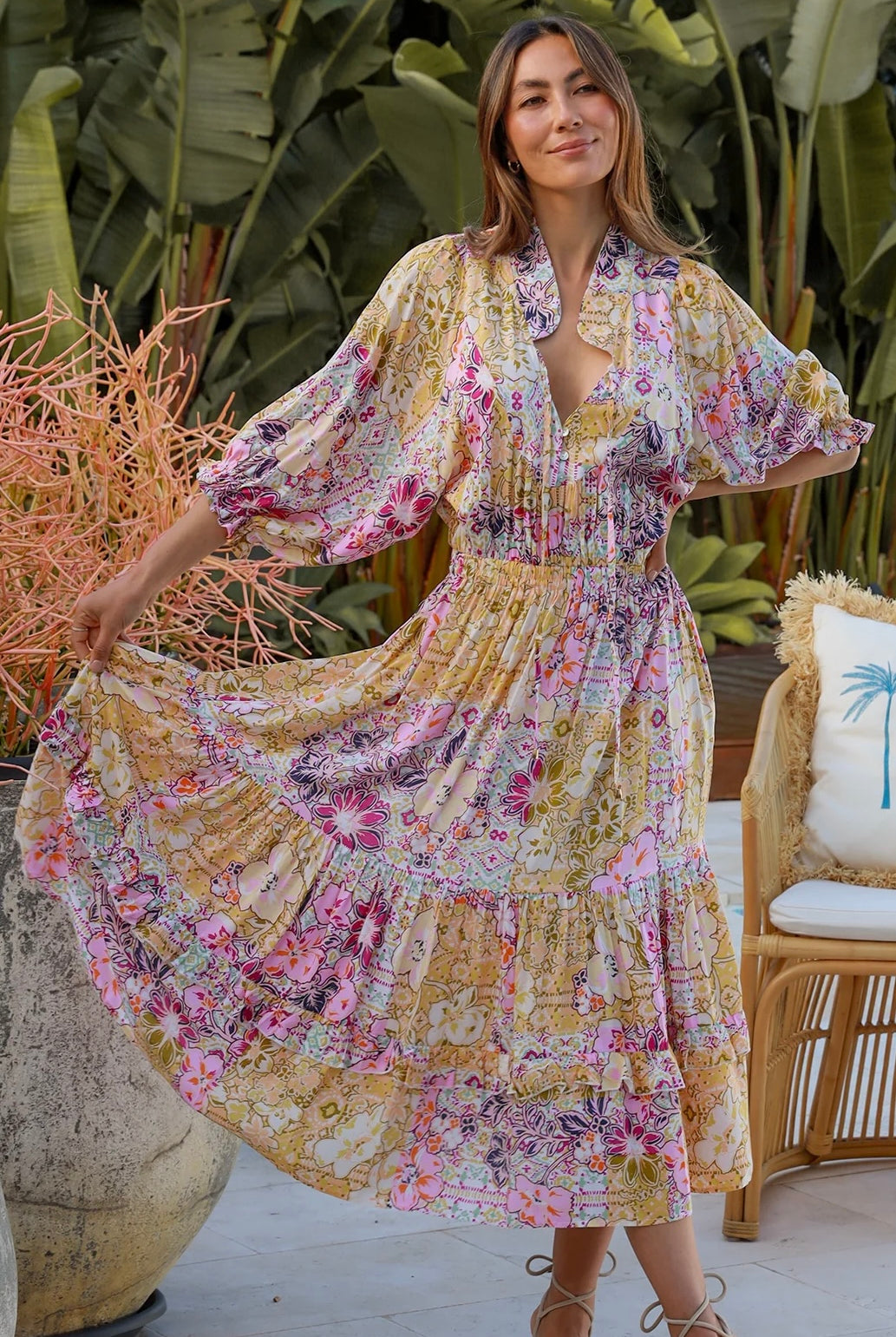 DREAMCATCHER | CARMEN MIDI DRESS | Bohemian Love Runway