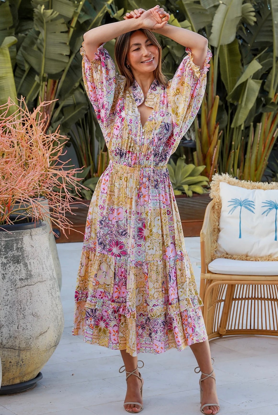 DREAMCATCHER | CARMEN MIDI DRESS | Bohemian Love Runway