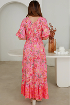 DREAMCATCHER | SINTRA V-NECK MAXI DRESS | Bohemian Love Runway