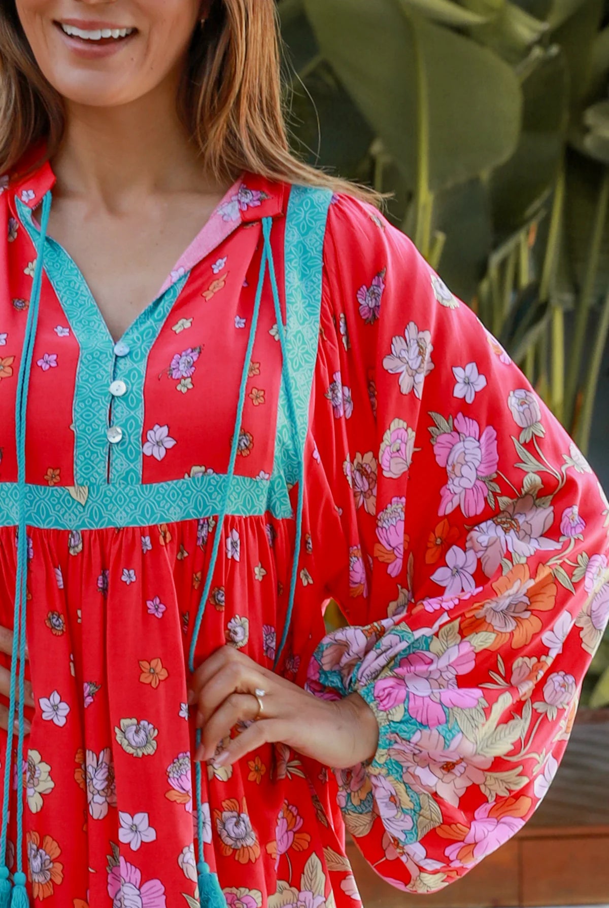 DREAMCATCHER | CLAUDETTE LONG SLEEVE MINI DRESS | Bohemian Love Runway