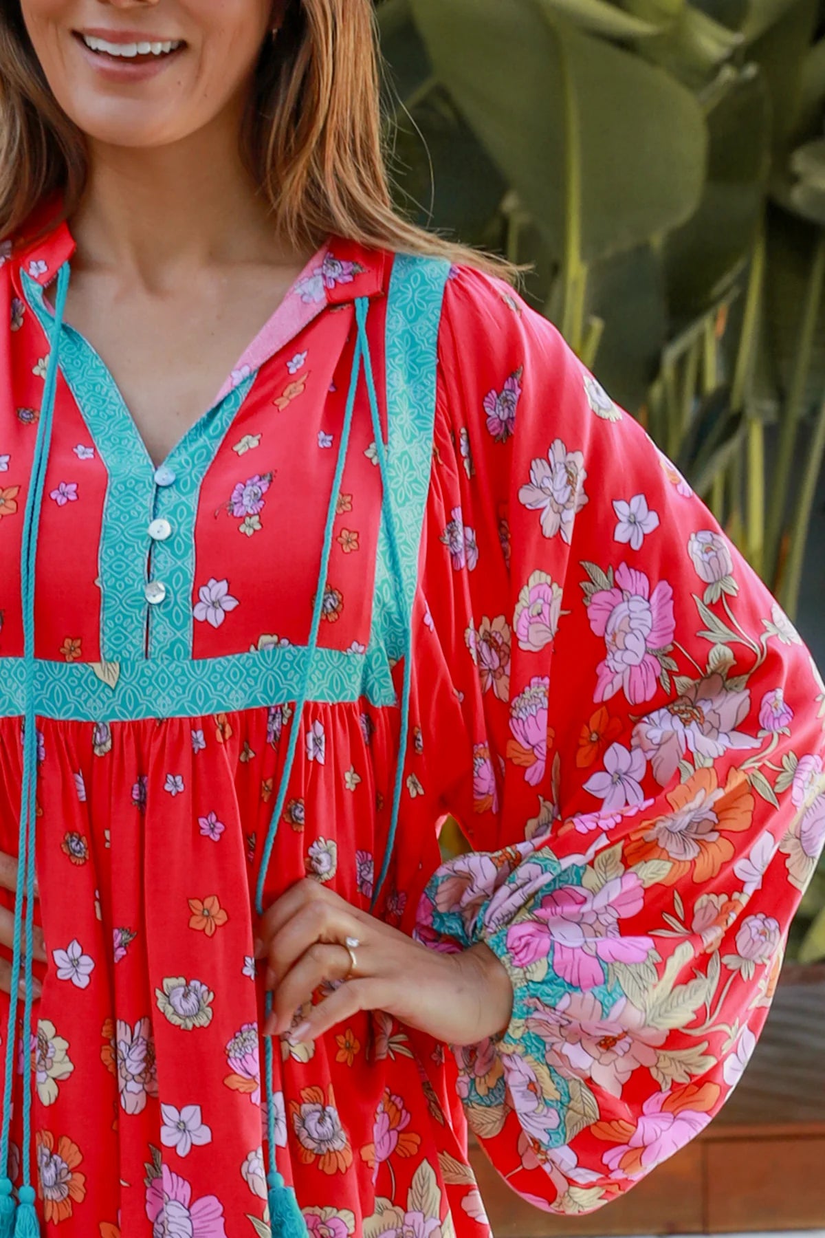 DREAMCATCHER | CLAUDETTE LONG SLEEVE MINI DRESS | Bohemian Love Runway