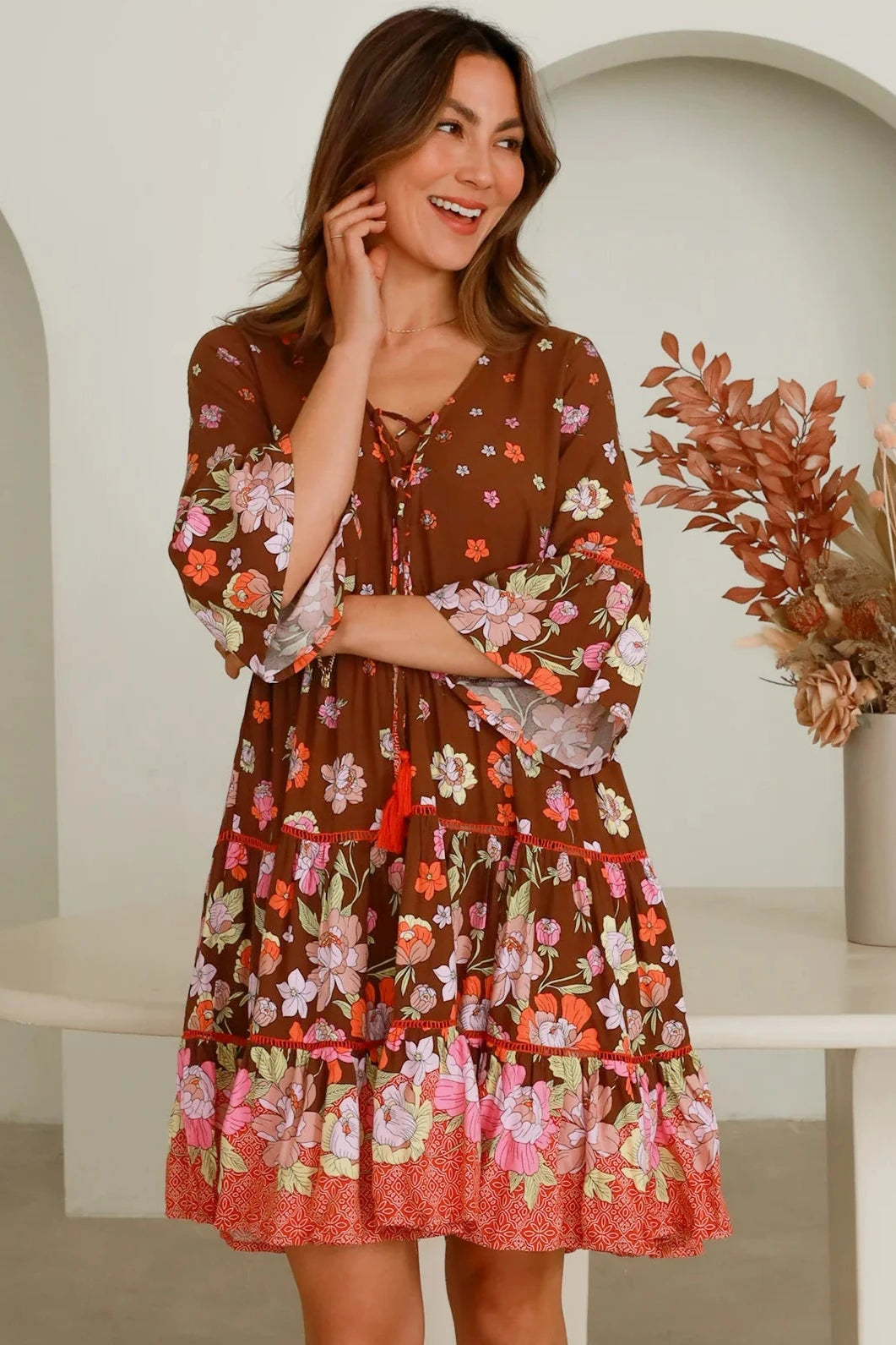 DREAMCATCHER | DAHLIA MINI DRESS | Bohemian Love Runway