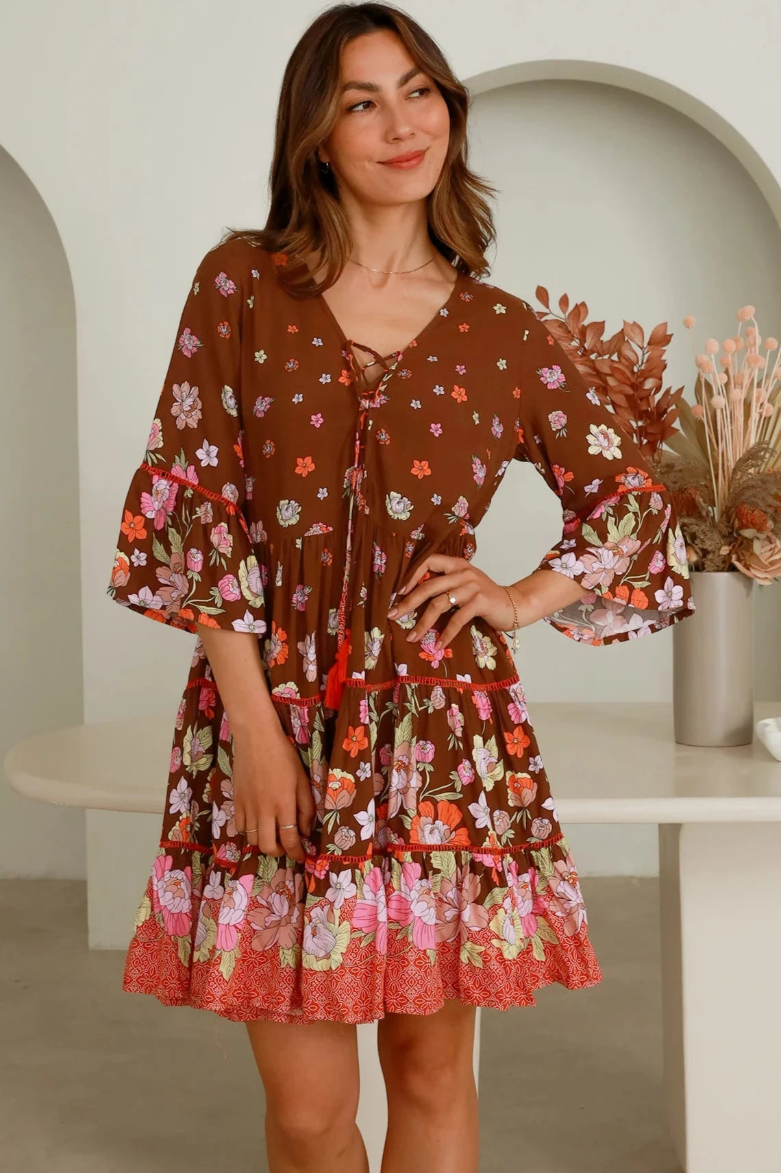 DREAMCATCHER | DAHLIA MINI DRESS | Bohemian Love Runway