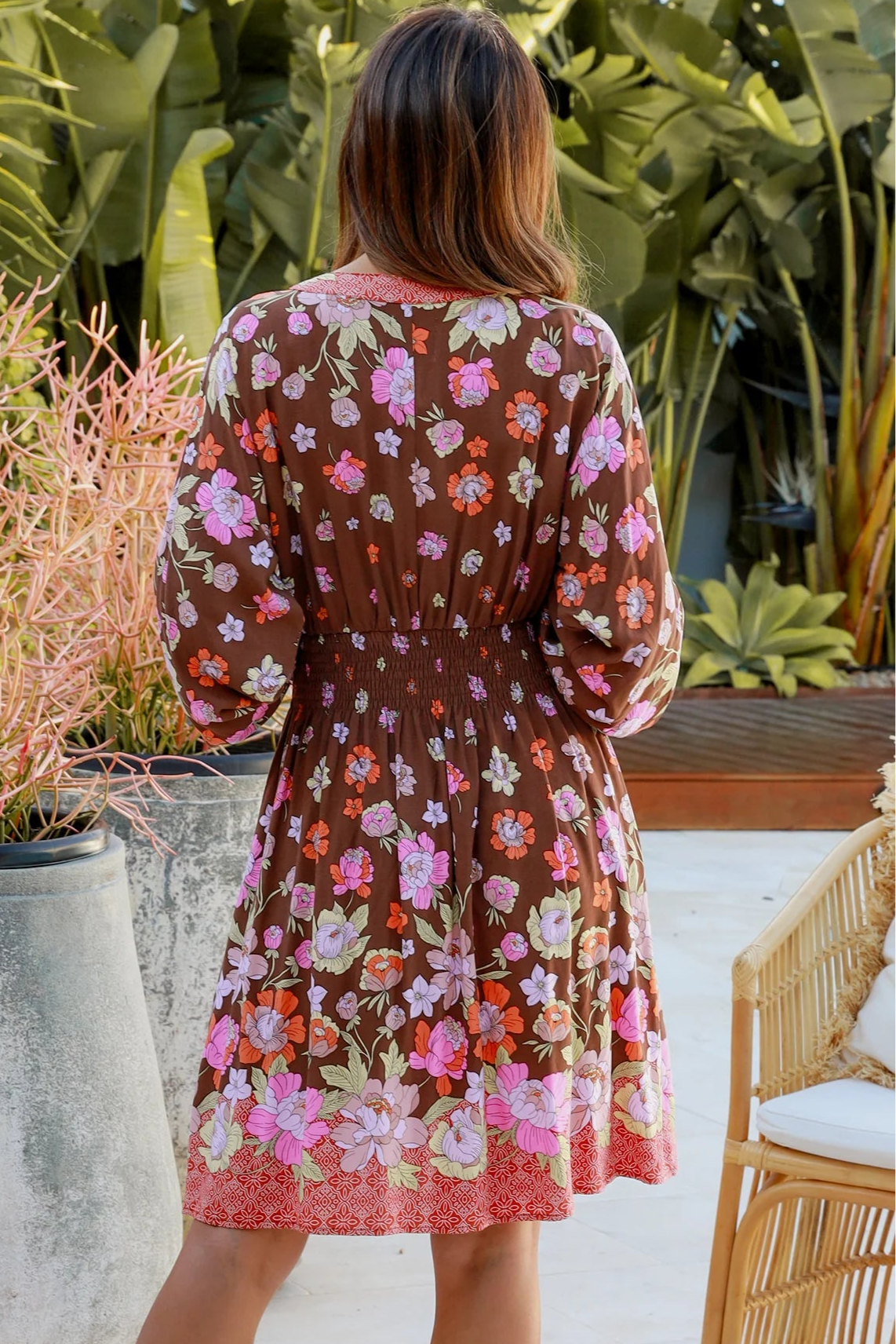 DREAMCATCHER | DAHLIA LONG SLEEVE MINI DRESS | Bohemian Love Runway