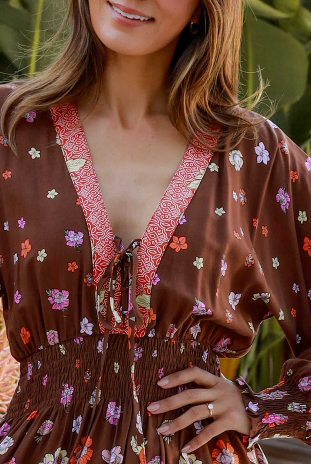 DREAMCATCHER | DAHLIA LONG SLEEVE MINI DRESS | Bohemian Love Runway