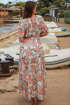 DREAMCATCHER | GISELLE V-NECK MAXI DRESS | Bohemian Love Runway