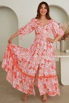 DREAMCATCHER | HILDA BUTTON THROUGH MAXI DRESS | Bohemian Love Runway