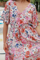 DREAMCATCHER | NOVA V-NECK MAXI DRESS | Bohemian Love Runway