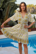 DREAMCATCHER | WILLOW V-NECK MINI DRESS | Bohemian Love Runway