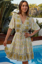 DREAMCATCHER | WILLOW V-NECK MINI DRESS | Bohemian Love Runway