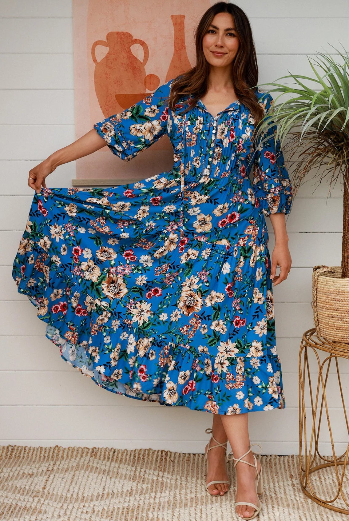 DREAMCATCHER | MIYA MIDI DRESS | Bohemian Love Runway