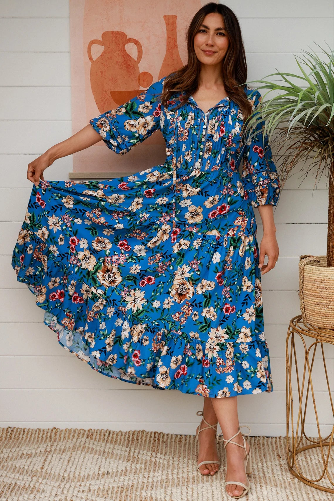 DREAMCATCHER | MIYA MIDI DRESS | Bohemian Love Runway