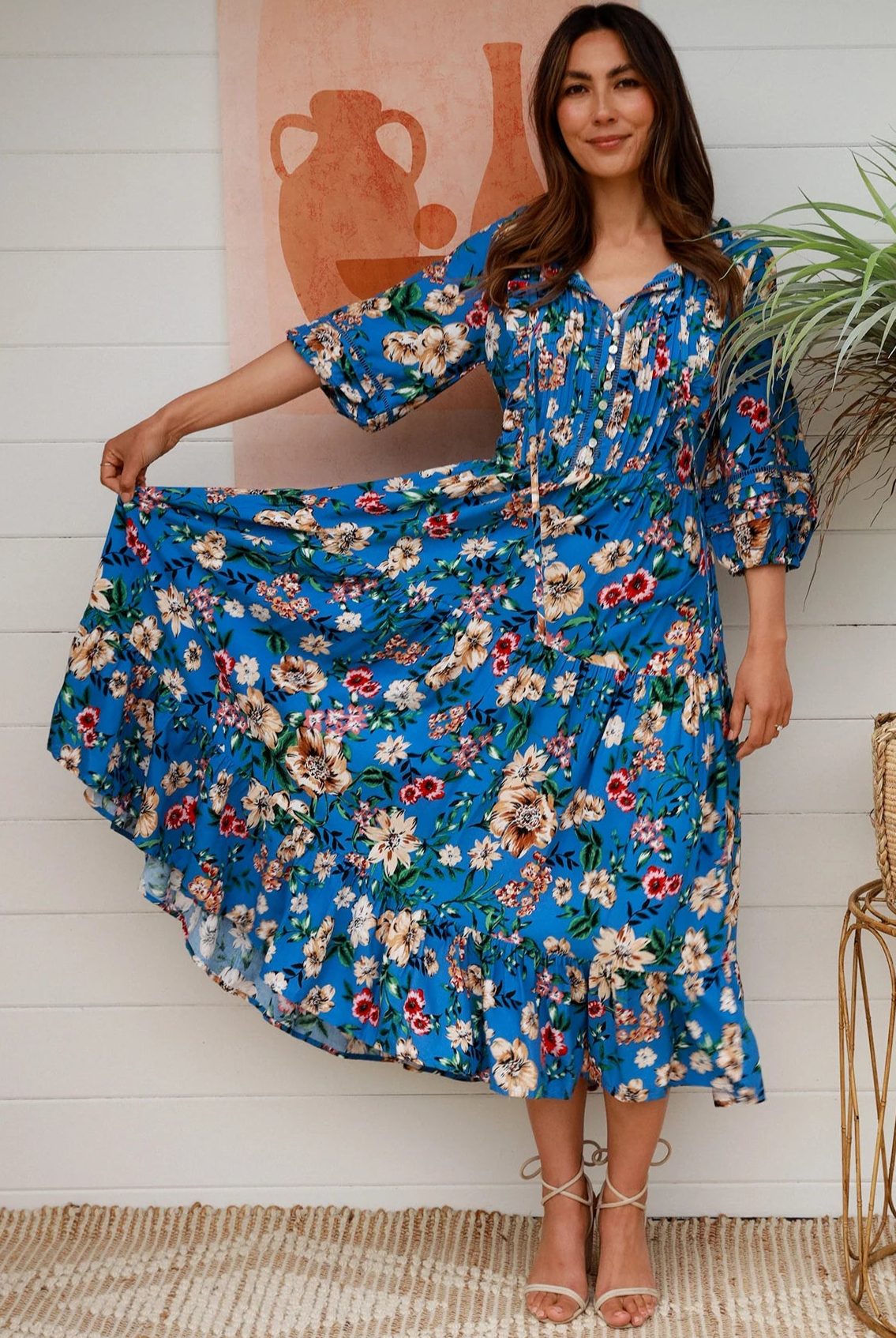 DREAMCATCHER | MIYA MIDI DRESS | Bohemian Love Runway