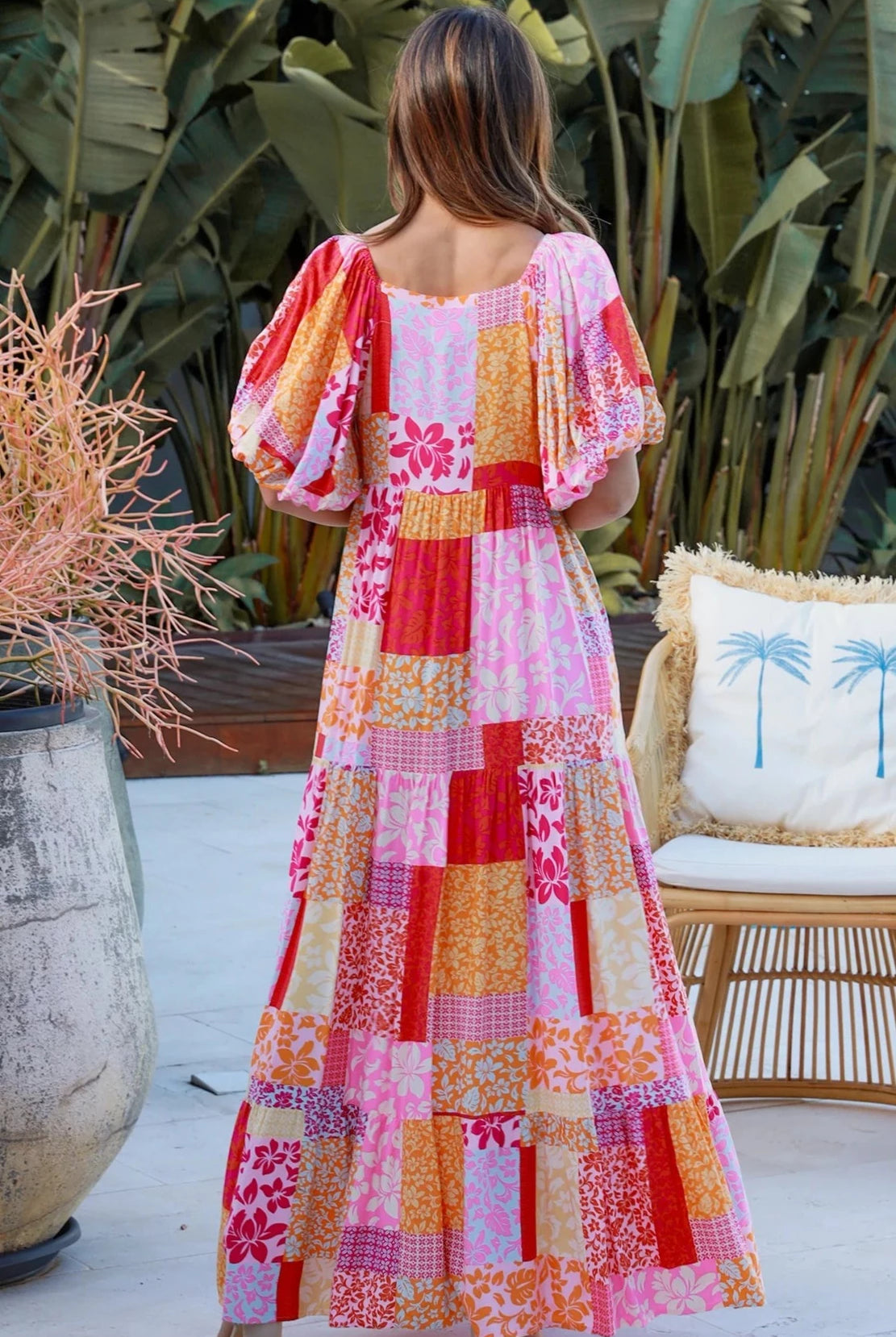 DREAMCATCHER | RUBY V-NECK MAXI DRESS | Bohemian Love Runway