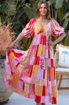 DREAMCATCHER | RUBY V-NECK MAXI DRESS | Bohemian Love Runway