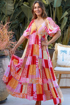 DREAMCATCHER | RUBY V-NECK MAXI DRESS | Bohemian Love Runway