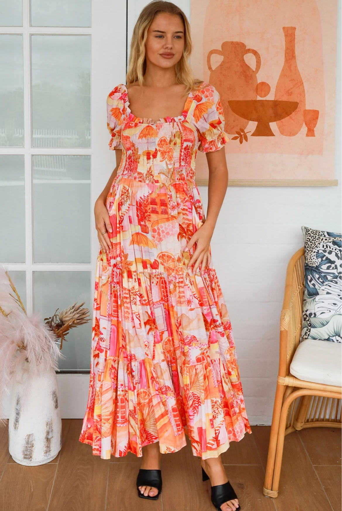 DREAMCATCHER | AMELIA OFF THE SHOULDER MAXI DRESS | Bohemian Love Runway