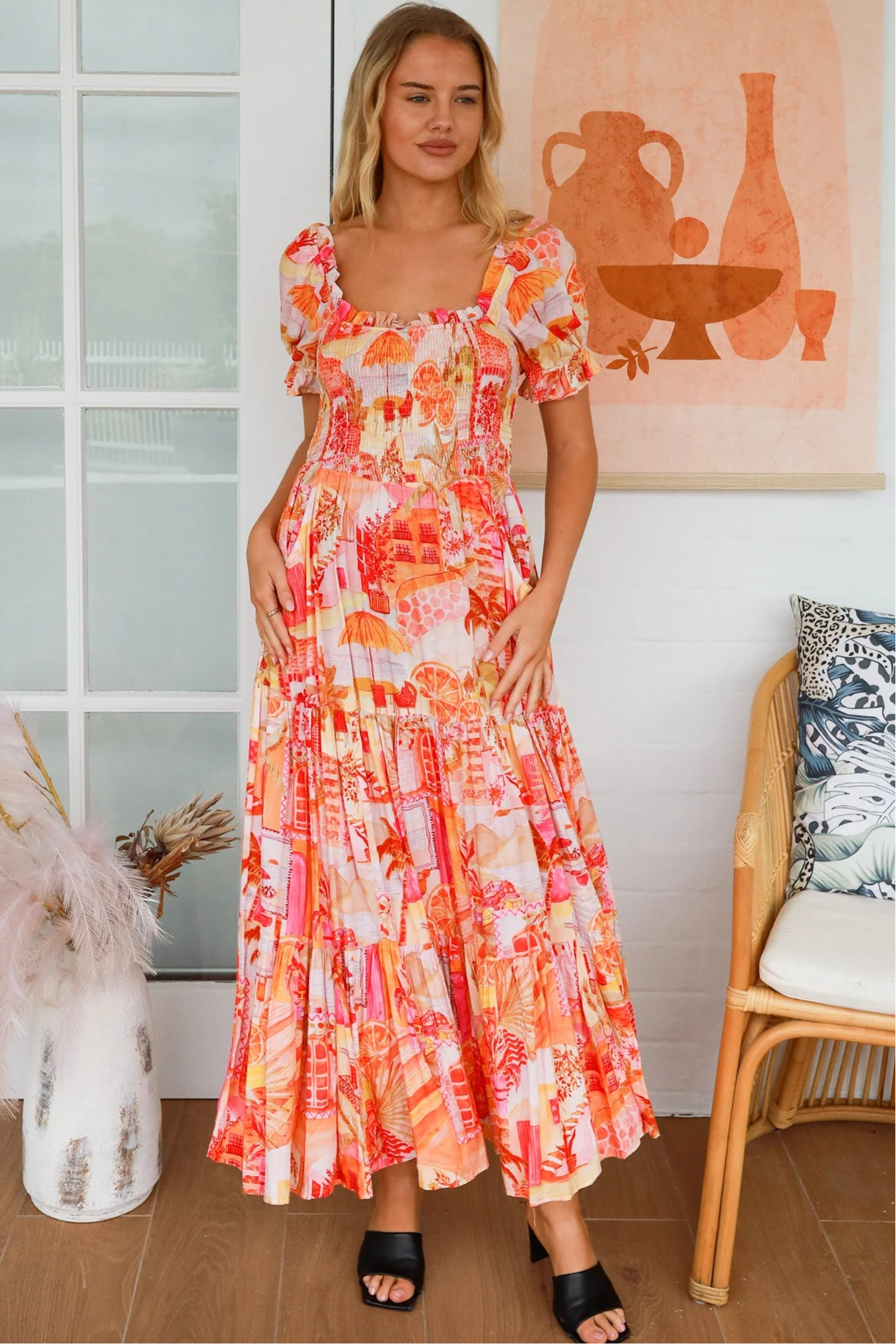 DREAMCATCHER | AMELIA OFF THE SHOULDER MAXI DRESS | Bohemian Love Runway