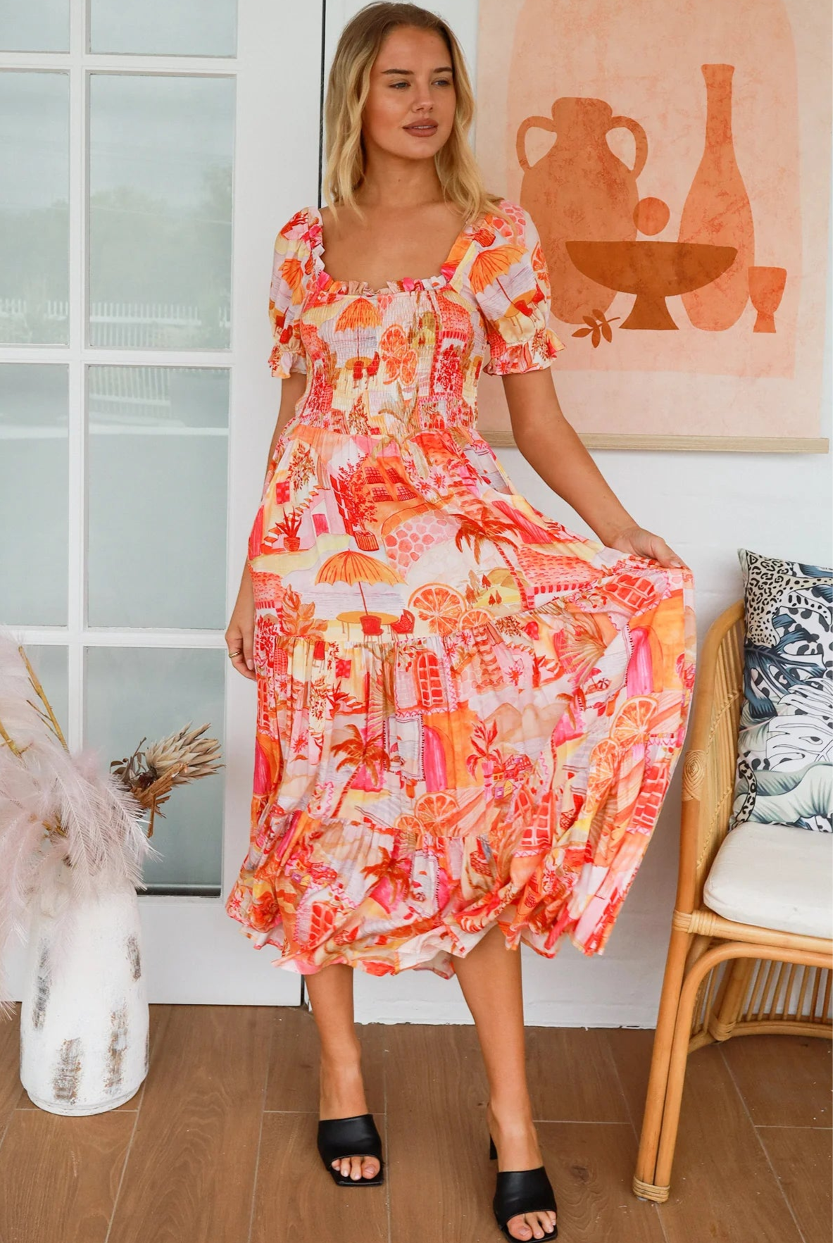 DREAMCATCHER | AMELIA OFF THE SHOULDER MAXI DRESS | Bohemian Love Runway
