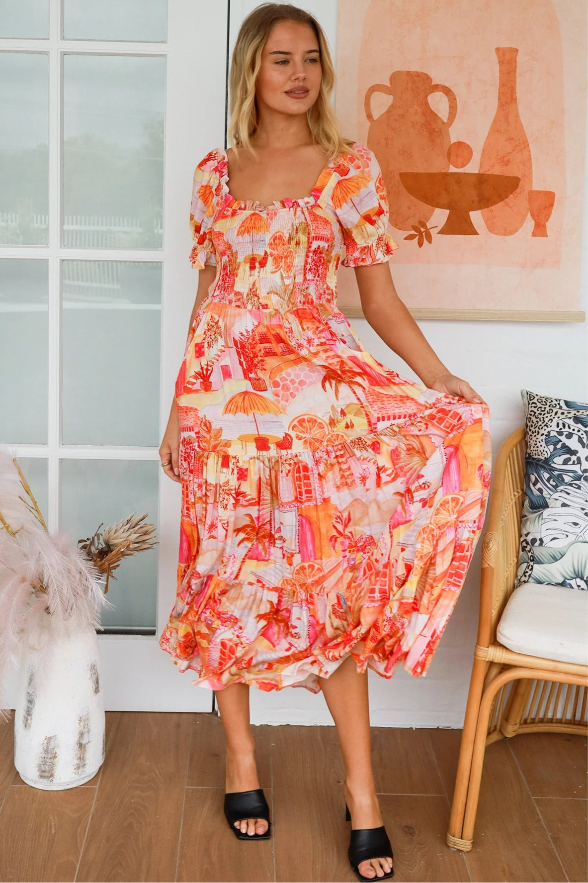 DREAMCATCHER | AMELIA OFF THE SHOULDER MAXI DRESS | Bohemian Love Runway