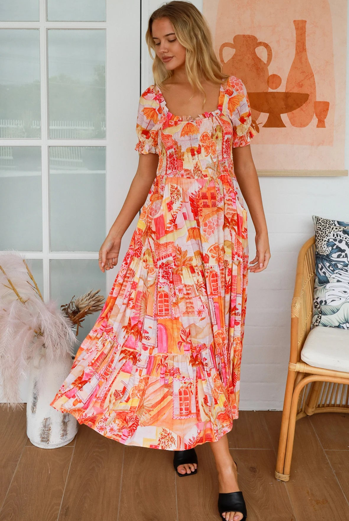 DREAMCATCHER | AMELIA OFF THE SHOULDER MAXI DRESS | Bohemian Love Runway