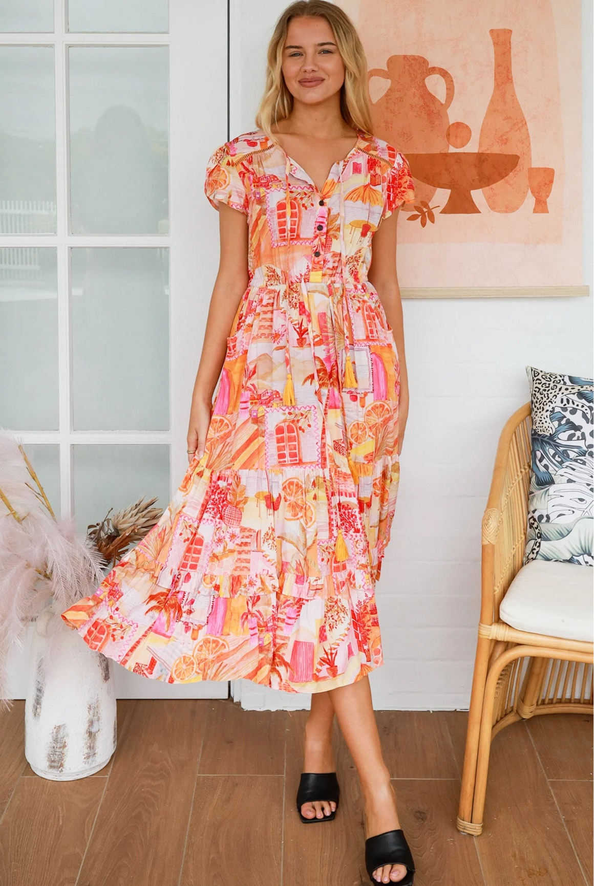 DREAMCATCHER | AMELIA MIDI DRESS | Bohemian Love Runway