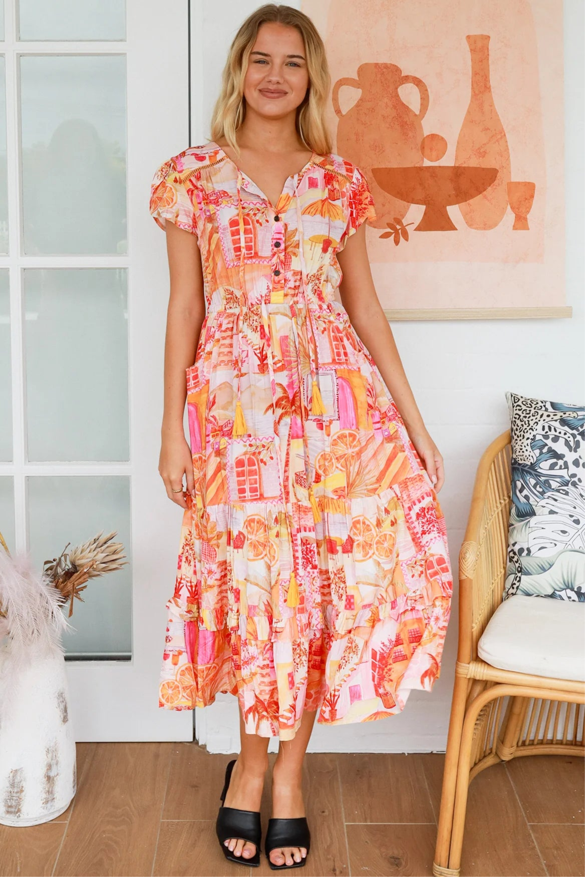 DREAMCATCHER | AMELIA MIDI DRESS | Bohemian Love Runway