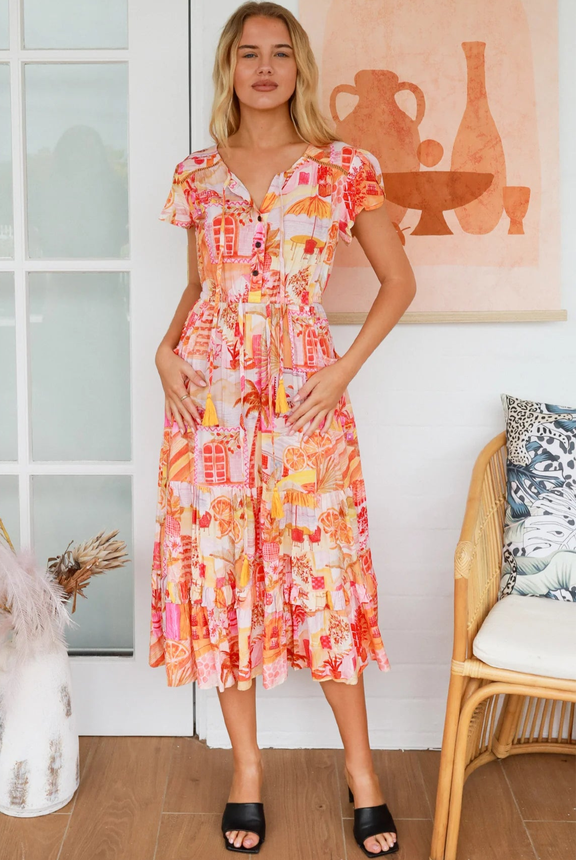 DREAMCATCHER | AMELIA MIDI DRESS | Bohemian Love Runway