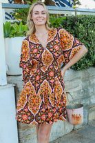 DREAMCATCHER | LOLITA V-NECK MINI DRESS | Bohemian Love Runway