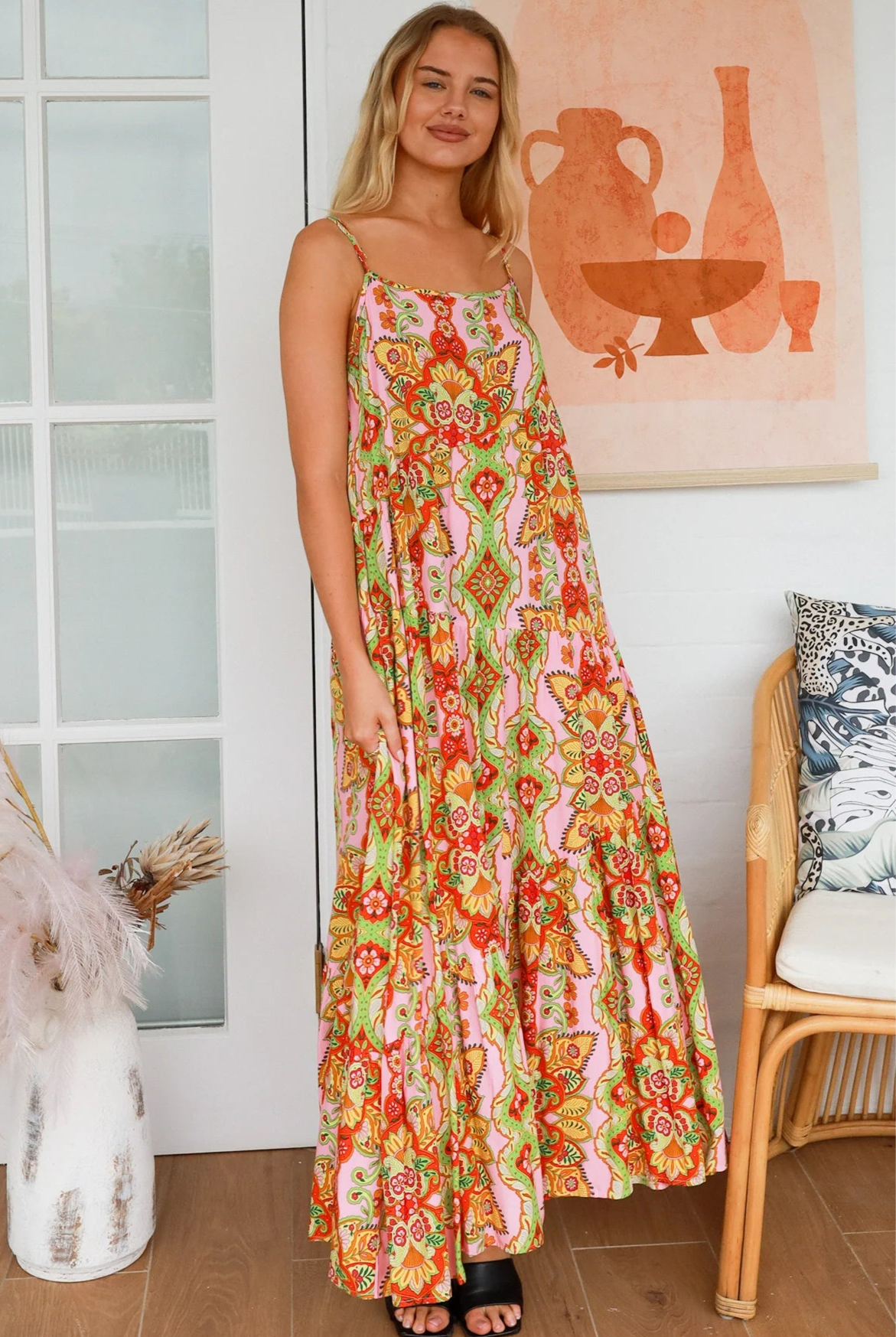 DREAMCATCHER | EVITA SLIP MAXI DRESS | Bohemian Love Runway