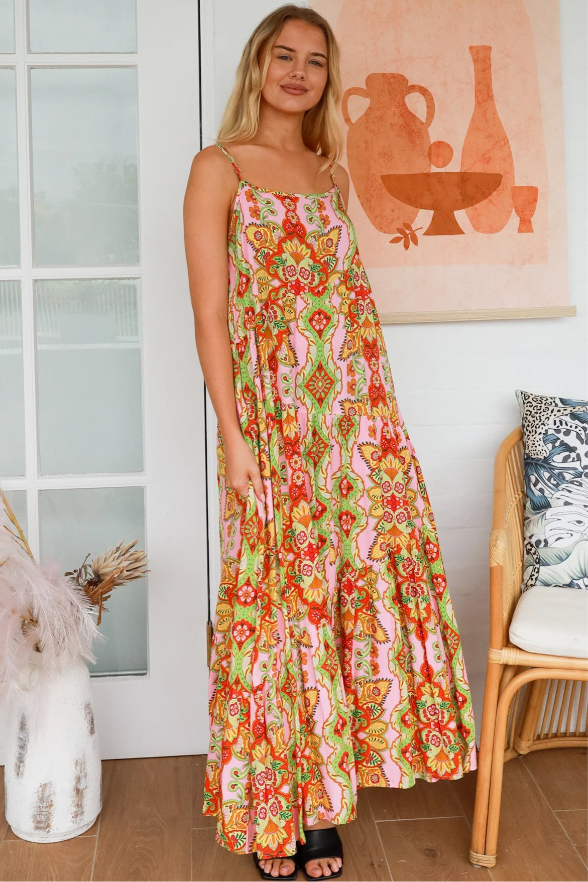 DREAMCATCHER | EVITA SLIP MAXI DRESS | Bohemian Love Runway