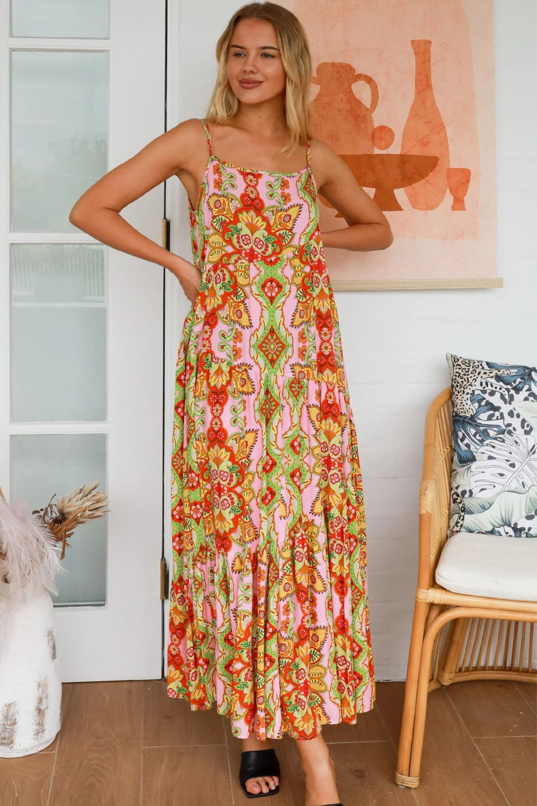 DREAMCATCHER | EVITA SLIP MAXI DRESS | Bohemian Love Runway