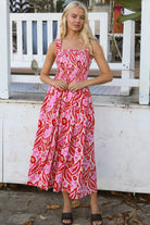 DREAMCATCHER | EVE MIDI DRESS LINEN/RAYON | Bohemian Love Runway
