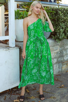 DREAMCATCHER | GRETA ASYMMETRICAL MAXI DRESS LINEN/RAYON | Bohemian Love Runway