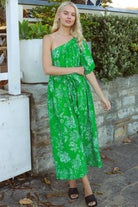 DREAMCATCHER | GRETA ASYMMETRICAL MAXI DRESS LINEN/RAYON | Bohemian Love Runway
