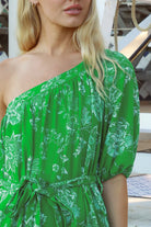DREAMCATCHER | GRETA ASYMMETRICAL MAXI DRESS LINEN/RAYON | Bohemian Love Runway