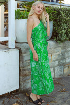 DREAMCATCHER | GRETA ASYMMETRICAL MAXI DRESS LINEN/RAYON | Bohemian Love Runway