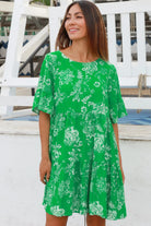 DREAMCATCHER | GRETA MINI DRESS LINEN/RAYON | Bohemian Love Runway