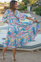 DREAMCATCHER | SIENNA HALF SLEEVE MIDI DRESS | Bohemian Love Runway